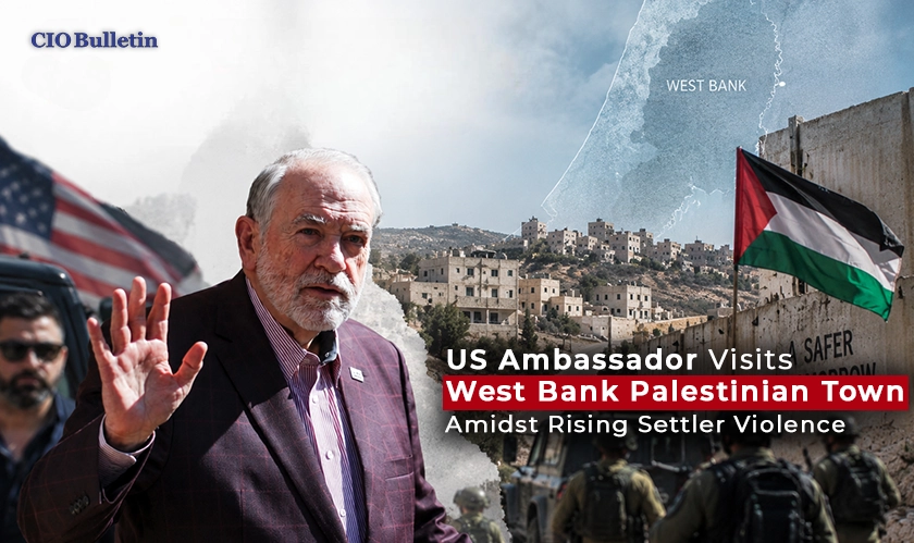 US Ambassador Visits West Bank Palestinian Town